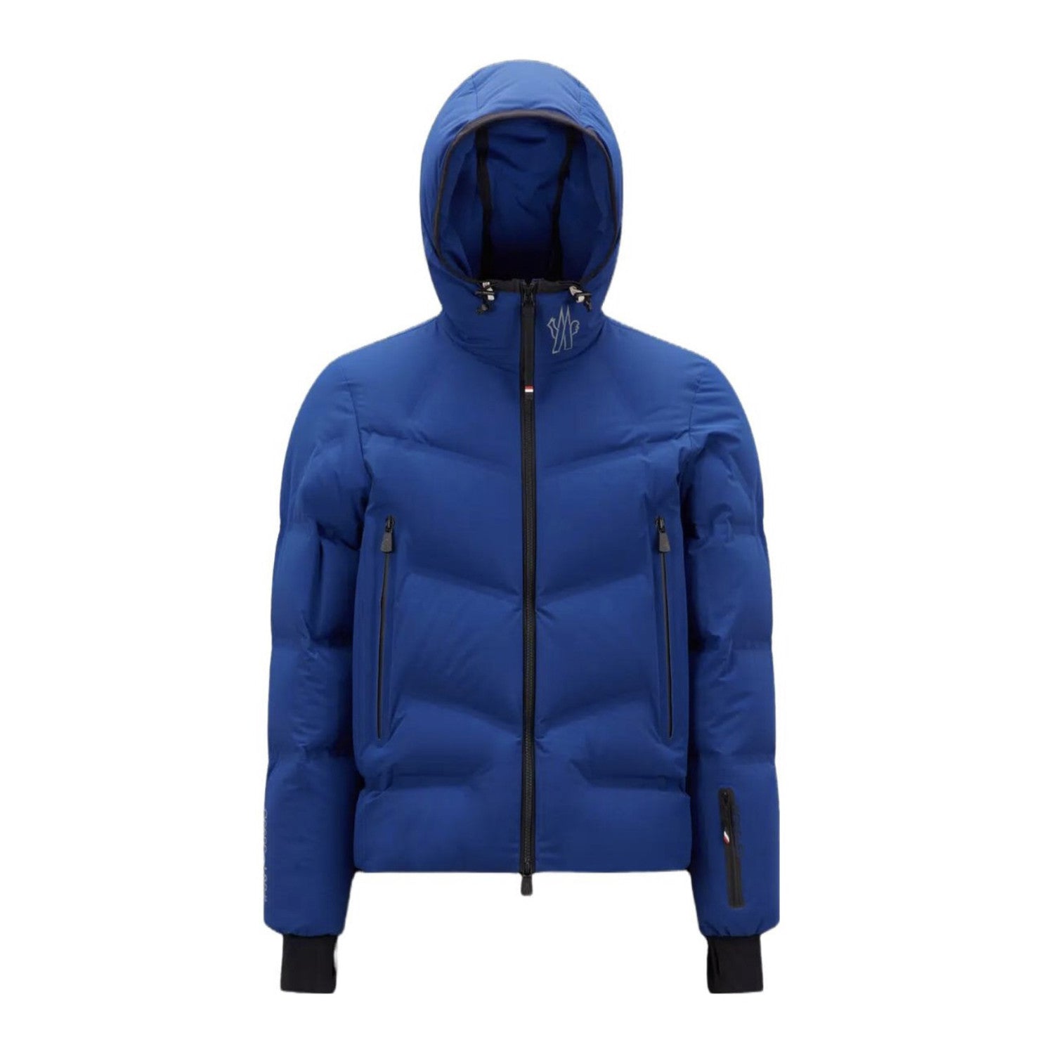 Moncler Men's Autumn and Winter Solid Color Zipper Hooded Long Sleeve Fitted Puffer Down Jacket #73779