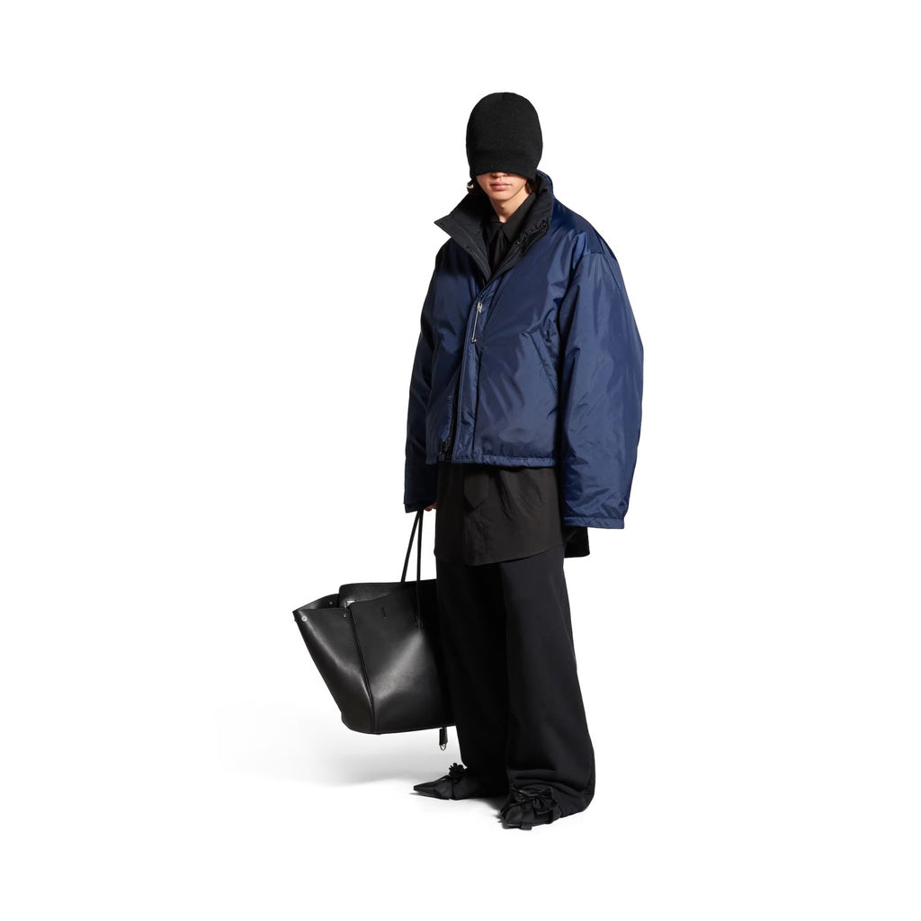 Balenciaga Men's Women's Loop Sports Icon Solid Color Zipper Loose Reversible Puffer Down Jacket #71871