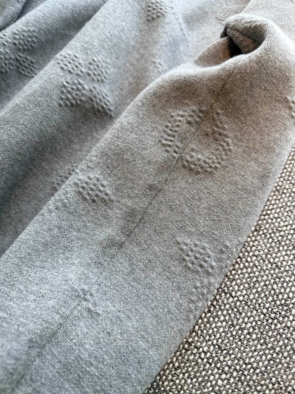 Louis Vuitton Men's and Women's MONOGRAM Embossed Pullover Knitted Three Dimensional Flower Knitted Sweater #332643