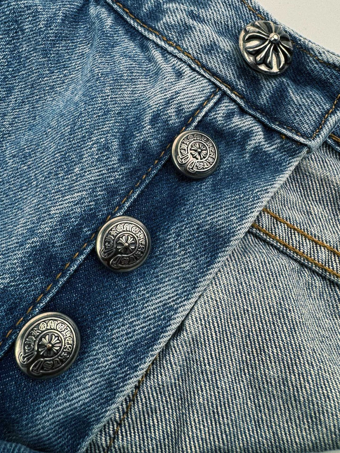 Chrome Hearts Cross Logo Jeans #336107