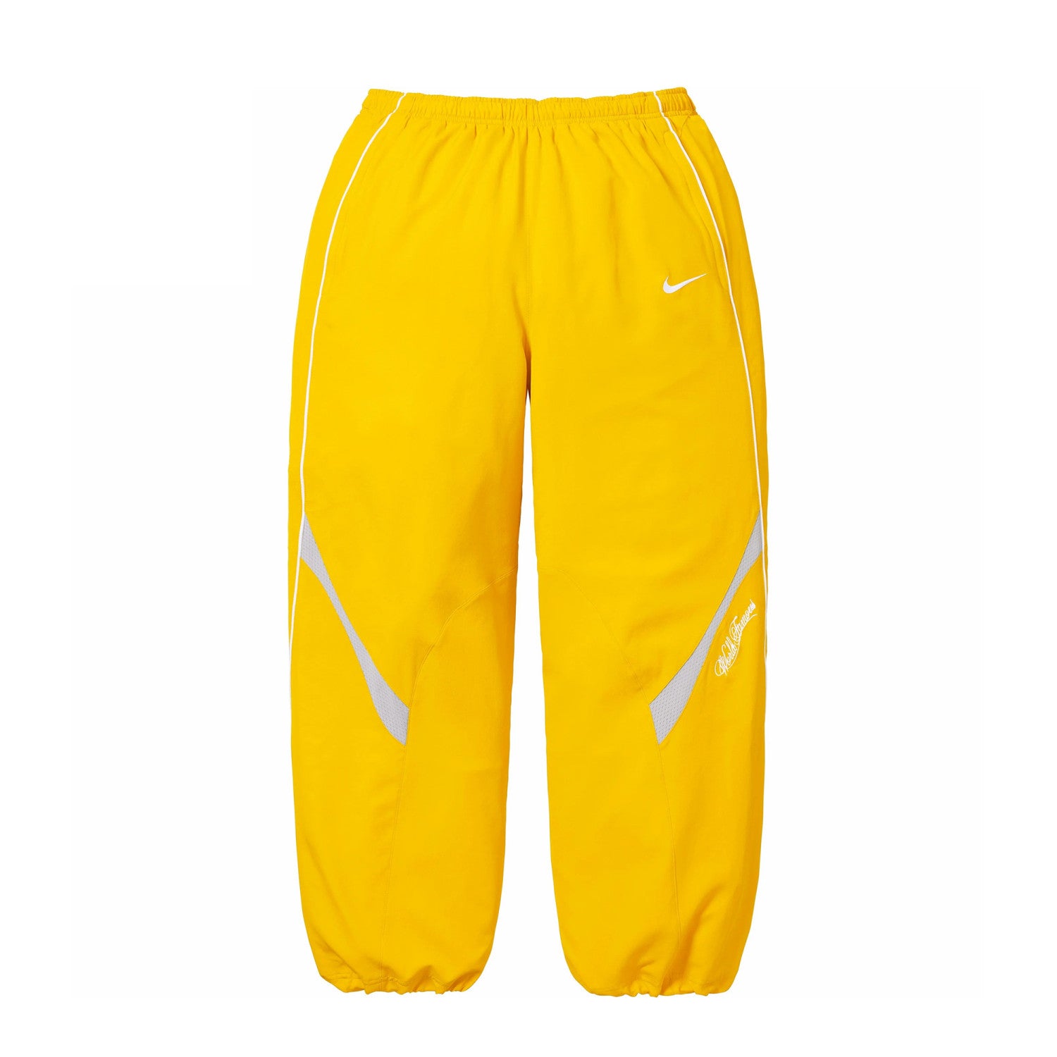 Supreme x Nike Men's Fashionable Cuff Embroidery Zipper Fitted Long-Sleeved Solid Color Sports Jacket Casual Striped Elastic Loose Sports Pants #81521