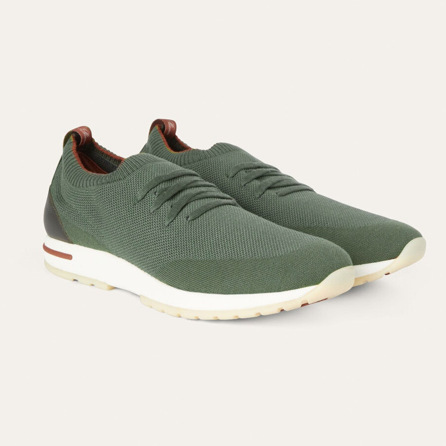 Loro Piana 360 Lp Flexy Walk Men's Autumn/winter Sports Shoes Two-tone Fashion Luxury Knit Comfortable Casual Footwear Ngvp #2435