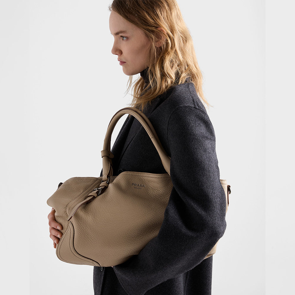 PRADA Large Leather Tote Bag #335977