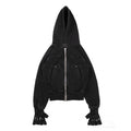 Shineluxury Studios Zipper Jacket Italian Terry Cotton Global Limited Fashion Trend High Street Short Hooded Sweatshirt Jacket Men's Fall And Winter Ngvp #2256