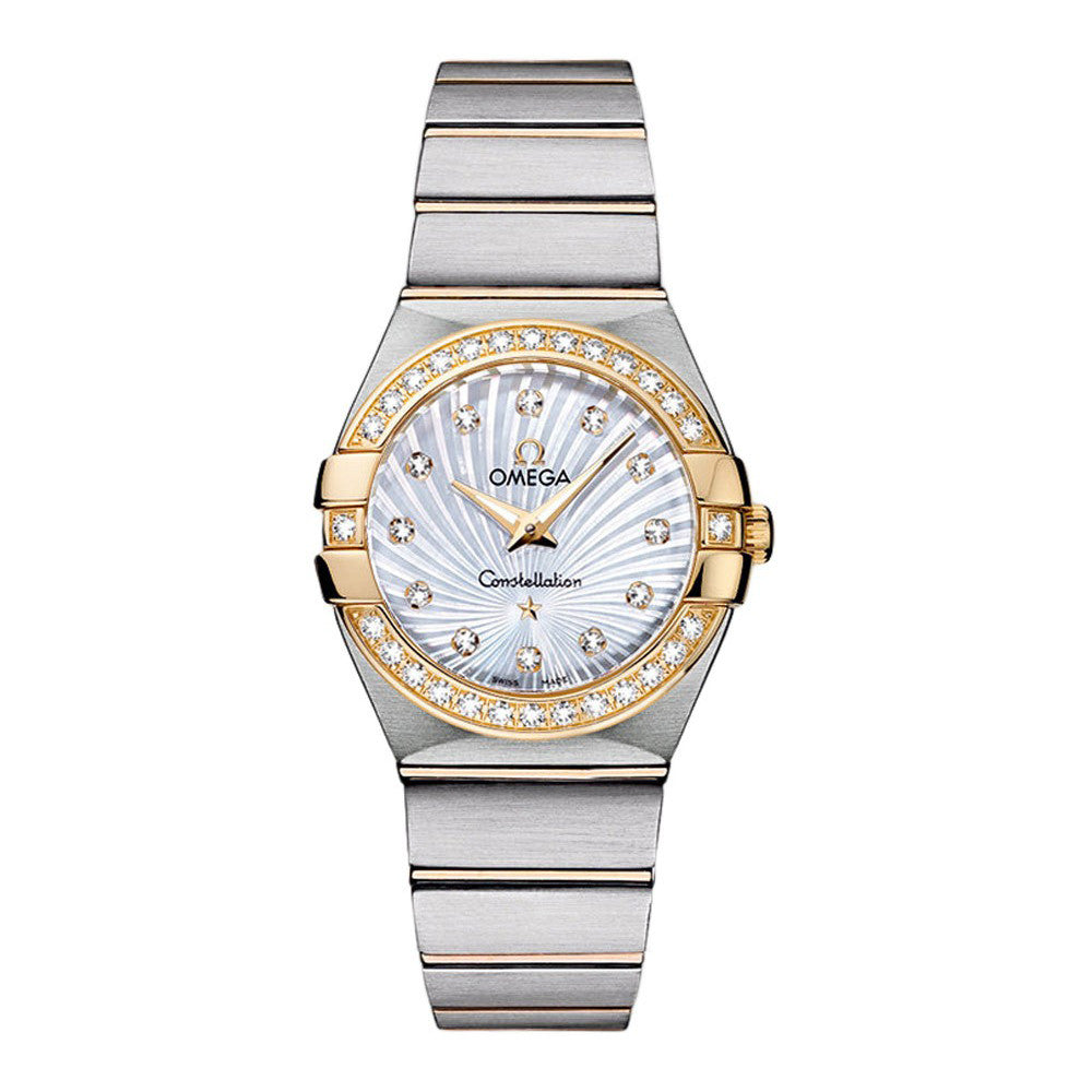 OMEGA Women's Anti-Glare Sapphire Mirror Swiss Quartz Watch #96952
