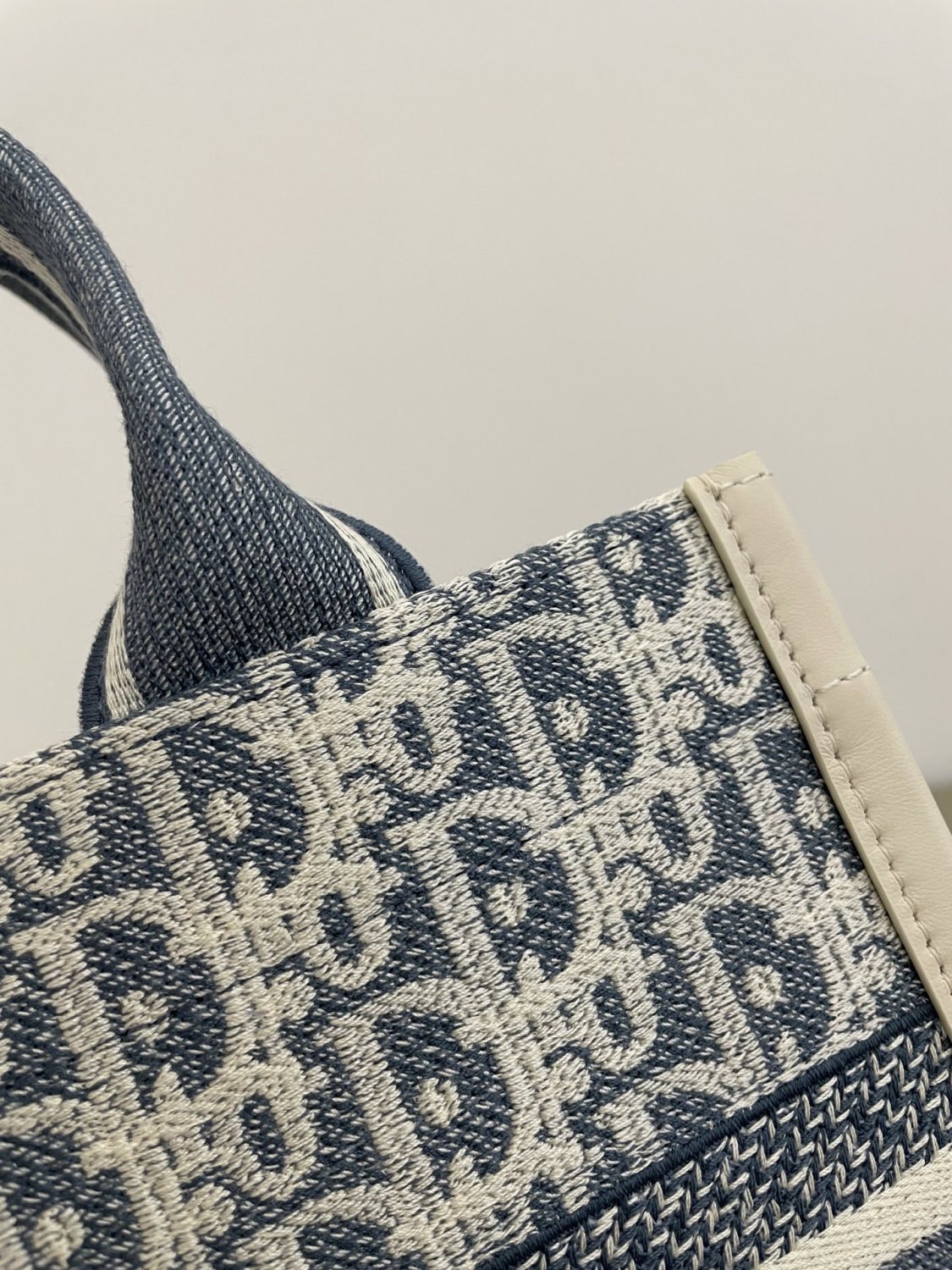 Dior Book Tote Women's Removable Shoulder Strap Classic Letter Embroidery Cotton Tote Bag Shopping Handbag Shoulder Bags #76876