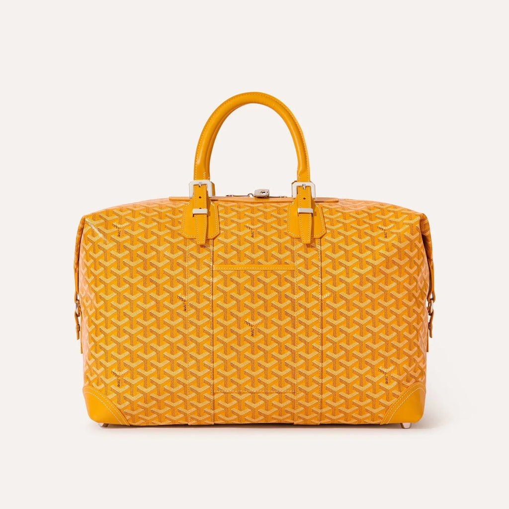 GOYARD Bowling45 Men's And Women's Fashion Classic All-over Print Zipper Closure Canvas Leather Oversized Travel Bag Bags BOWLIN045TY33CL33P #78364