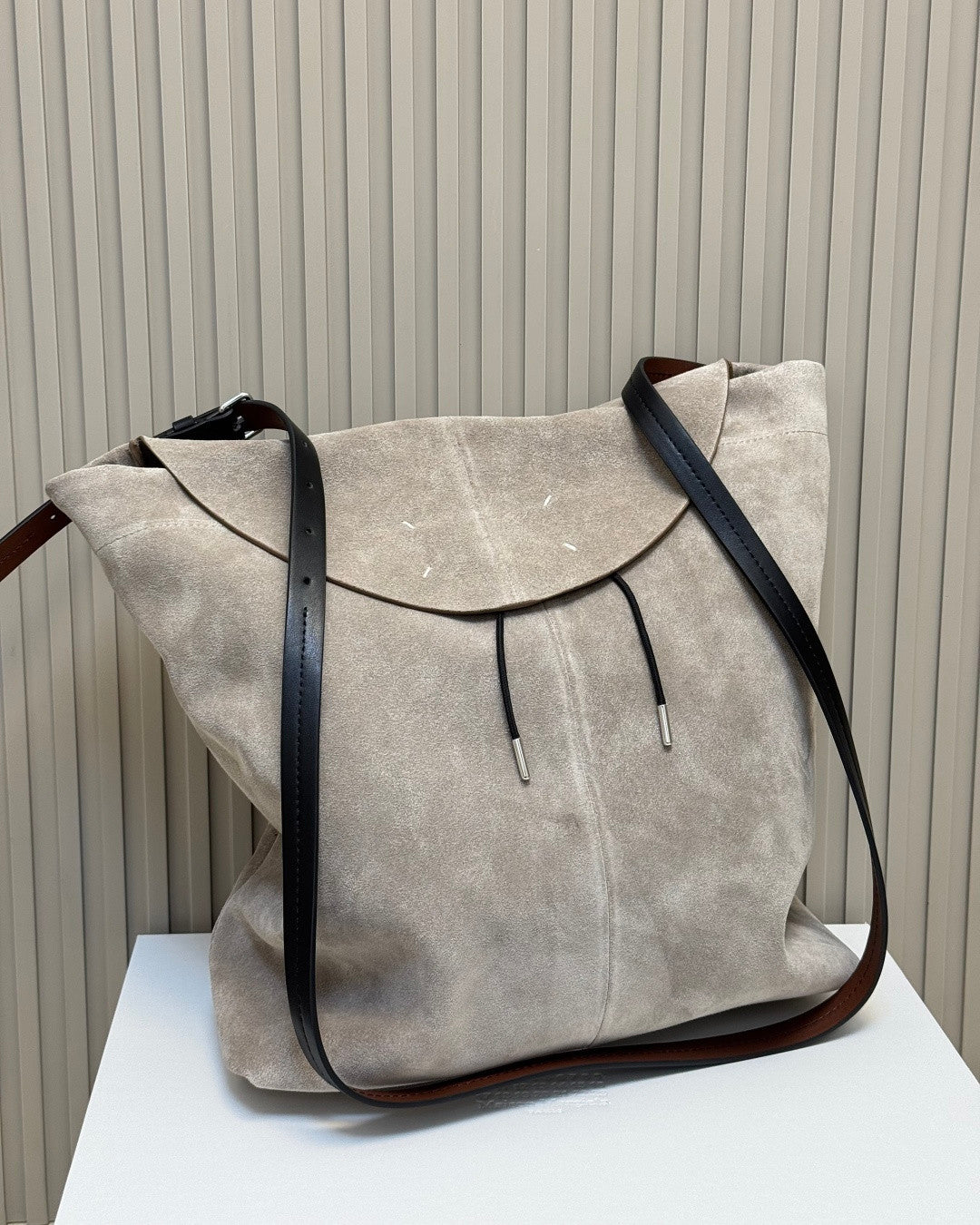 Maison Margiela MM6 Belt One Shoulder Handheld Suede Leather Bag Bags #195377