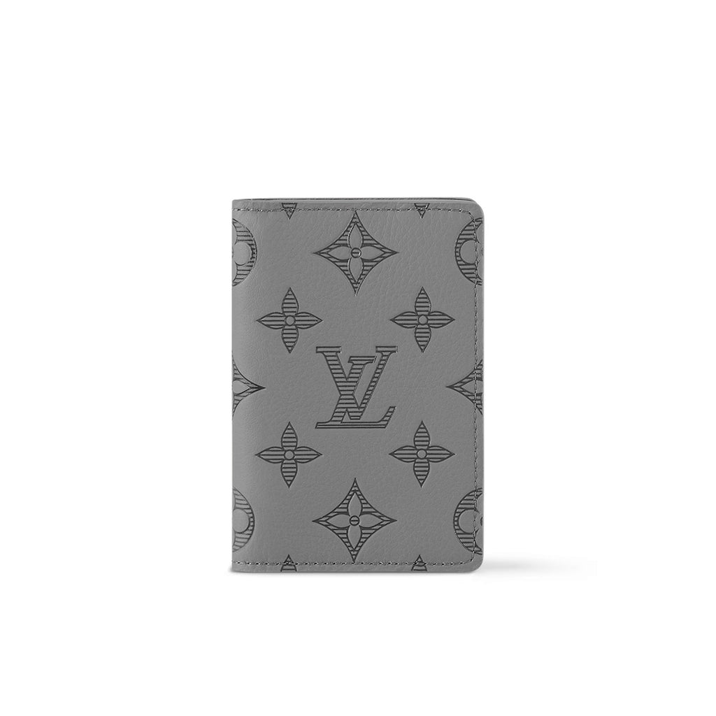 Louis Vuitton Men's Monogram Shadow Leather Long Wallet Card Case Bag Bags #76255