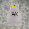 Corteiz Alcatraz 4 Star Ladies Tank Top Grey
