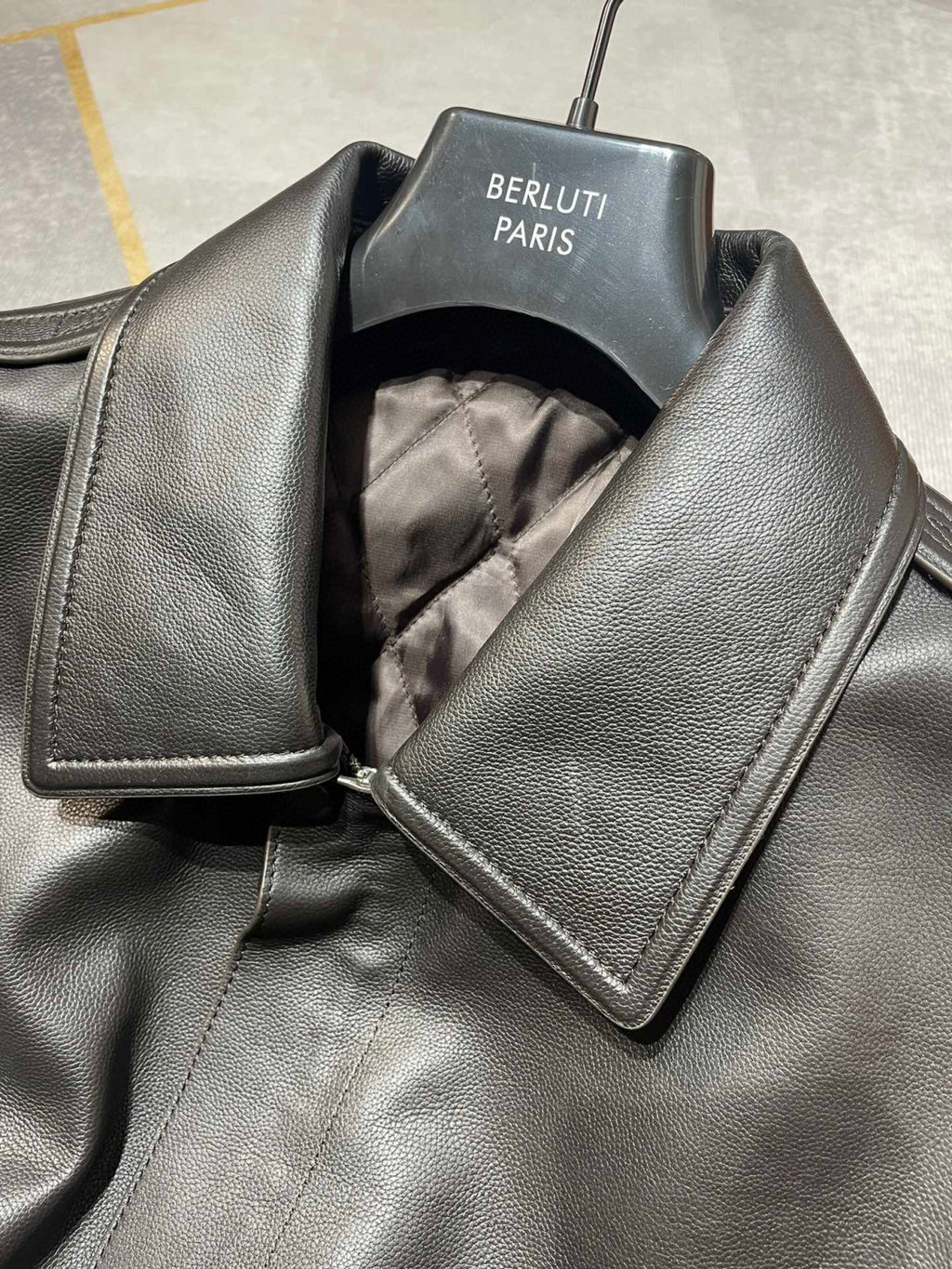 Berluti Multi-Pocket Leather Jacket Ngvp #6915