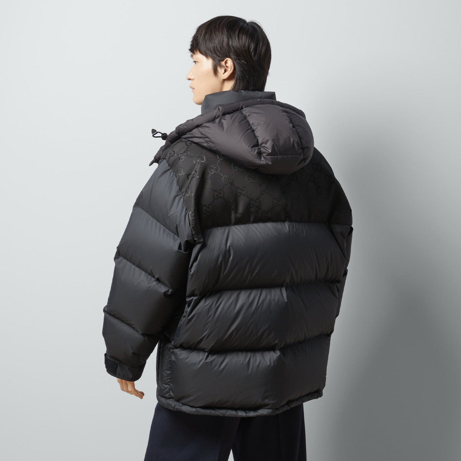 Gucci Men's Winter Detachable Hat Zip Hooded Puffer Down Jacket #97366