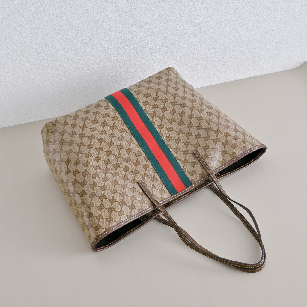 GUCCI Gucci Tribeca Large Tote bag GG Denim #384012
