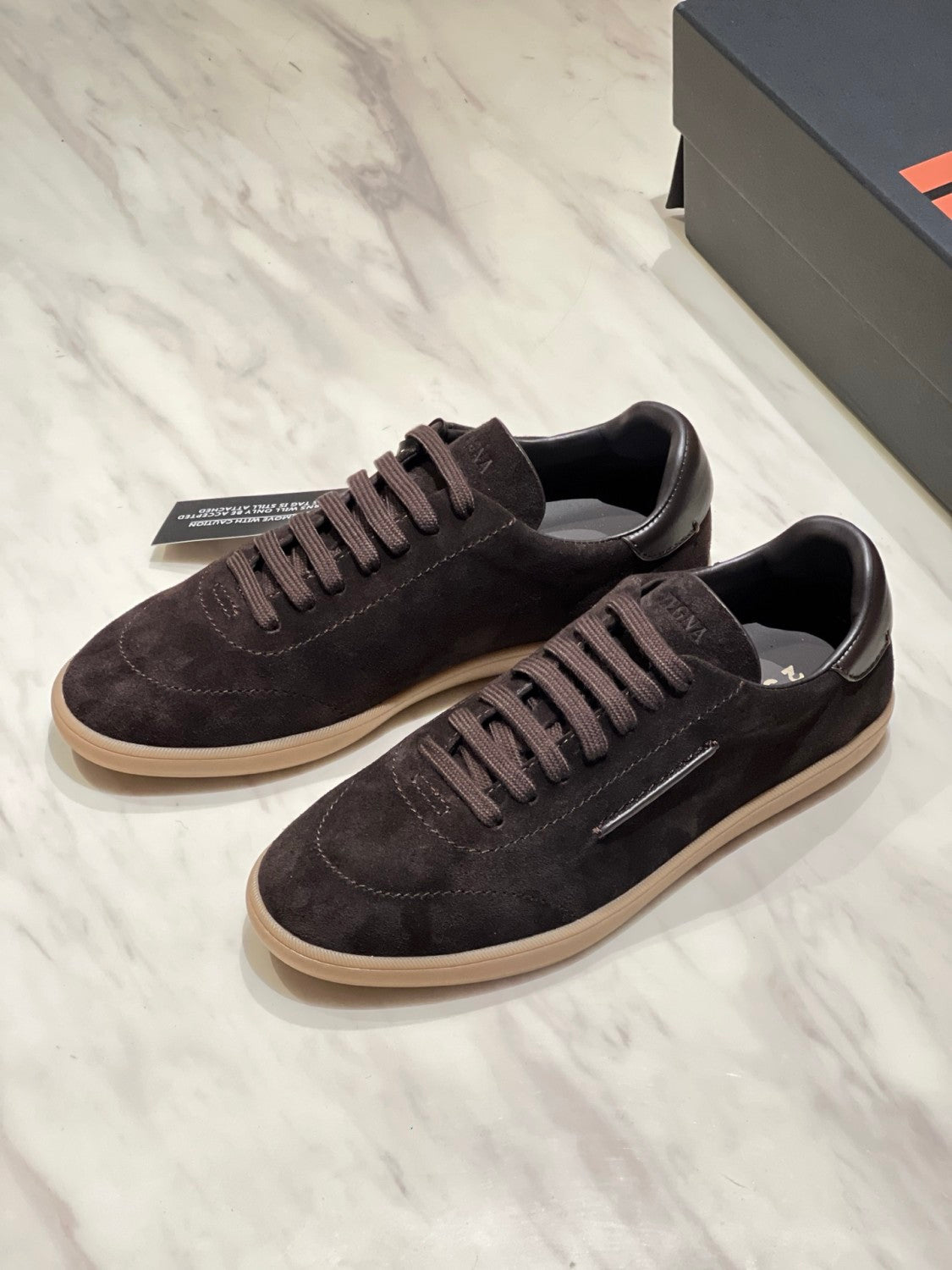 Zegna 232 Suede Sneakers #384742