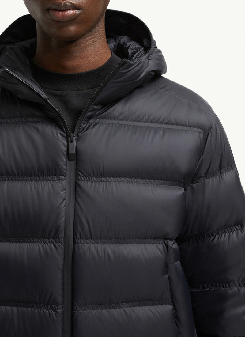 Moncler Men's & Women's Gardy Hooded Short Puffer Down Jacket Fall/Winter Solid Color Zipper-Front Slim Fit Down Jacket #81531