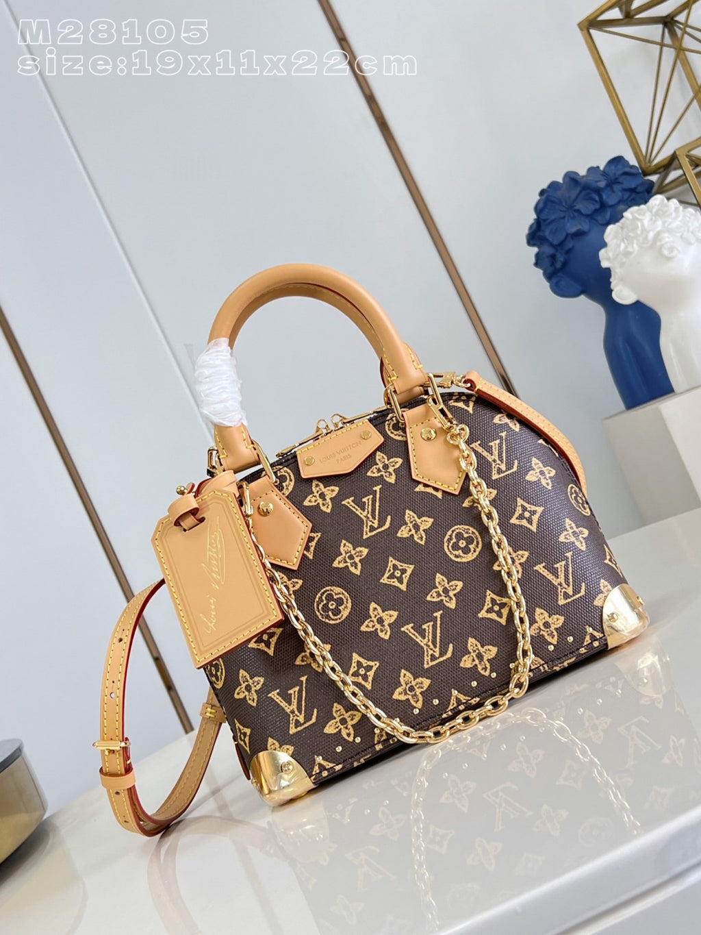 LOUIS VUITTON Alma Trunk BB Monogram Canvas Bags M28105 #377235