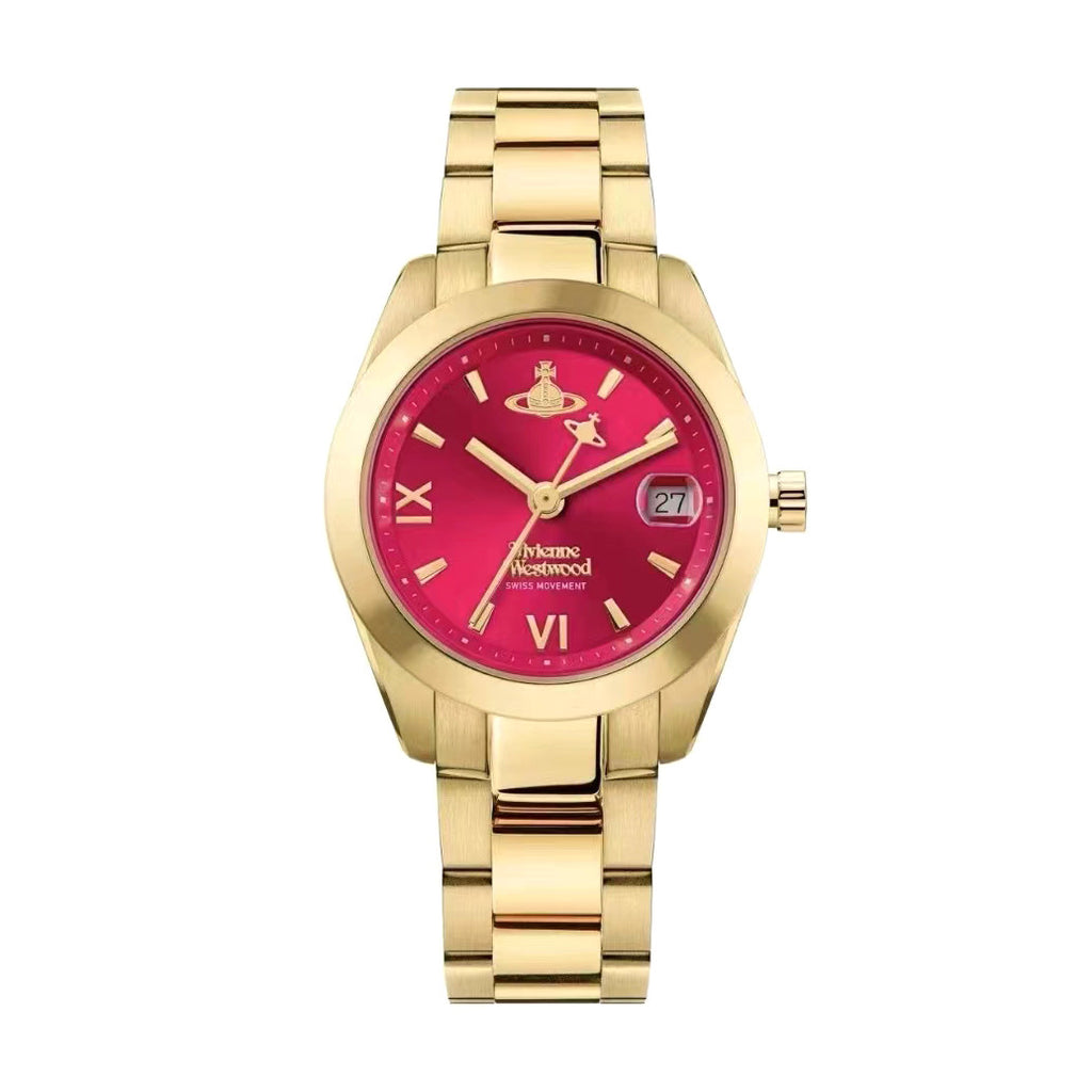 Vivienne Westwood Women's 30m Waterproof Solid Color Dial Quartz Movement Watch #72245