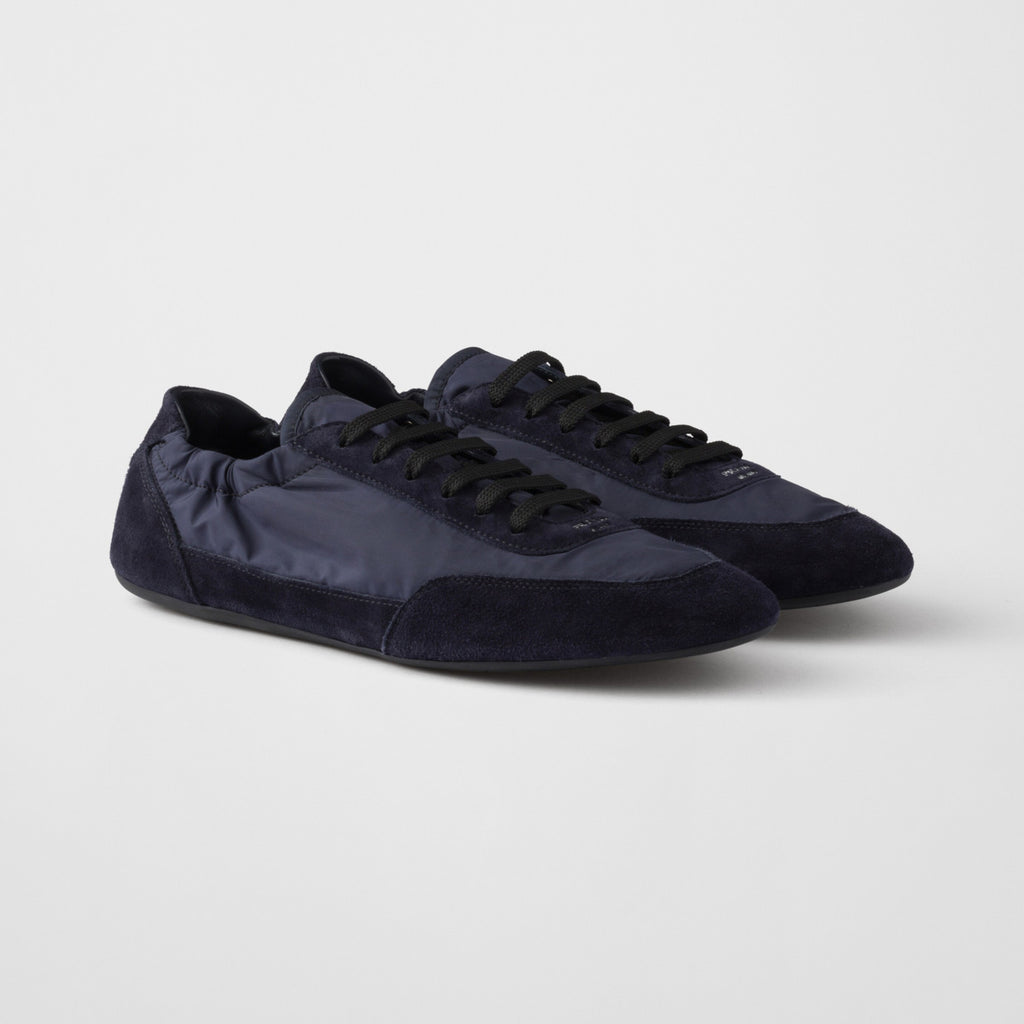 Prada Women's Spring/Fall Fashion Casual Round Toe Lace Up Mesh Print Logo Cotton Laced Sneakers Shoes #78481