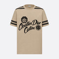 Dior Men's Summer Solid Color Letter Logo Printed Loose Round Neck Short Sleeve T-Shirt #98448
