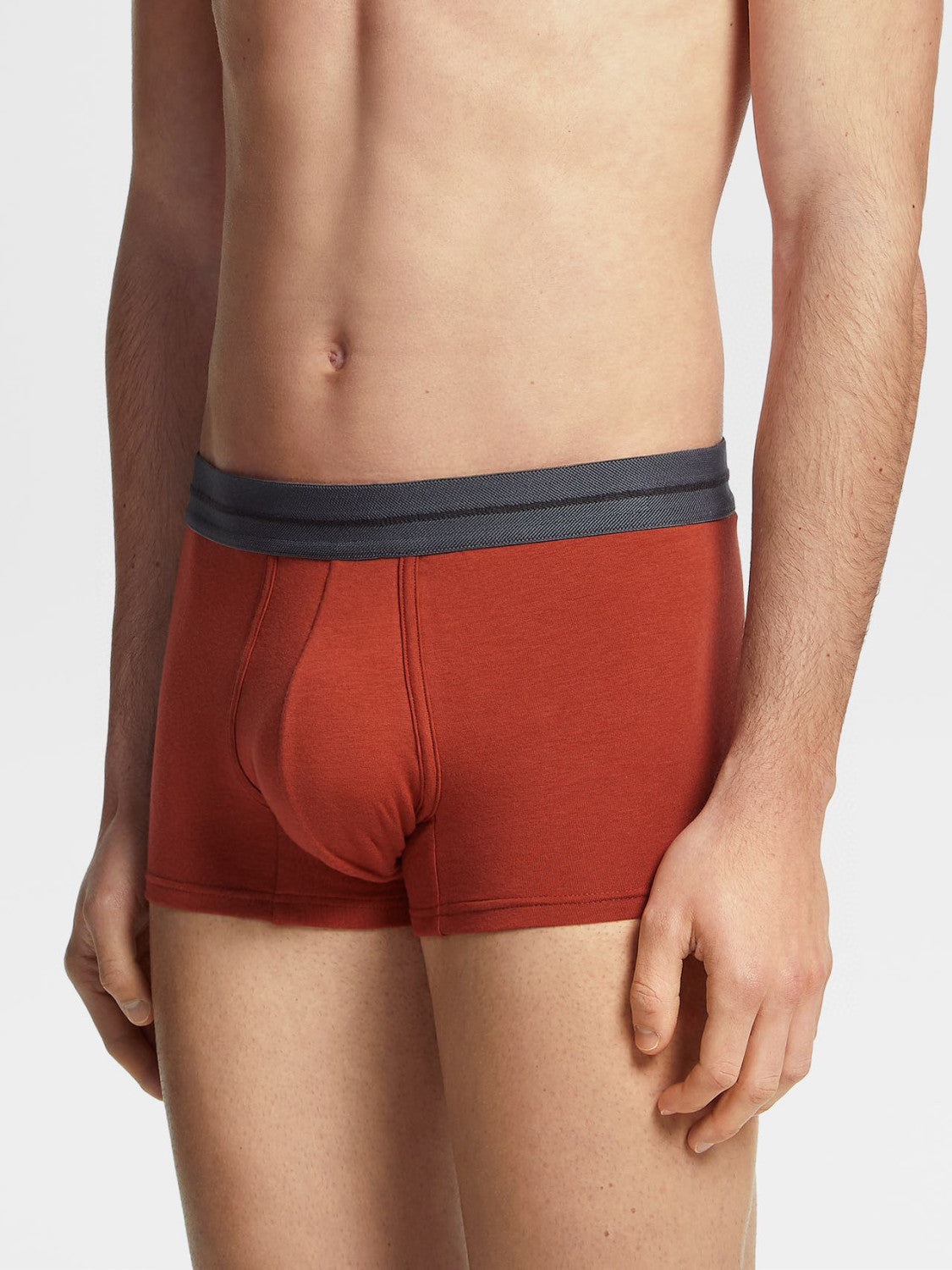 Ermenegildo Zegna Men's Solid Colour Cotton Boxer Briefs 4 Piece Gift Set Underpant #76715