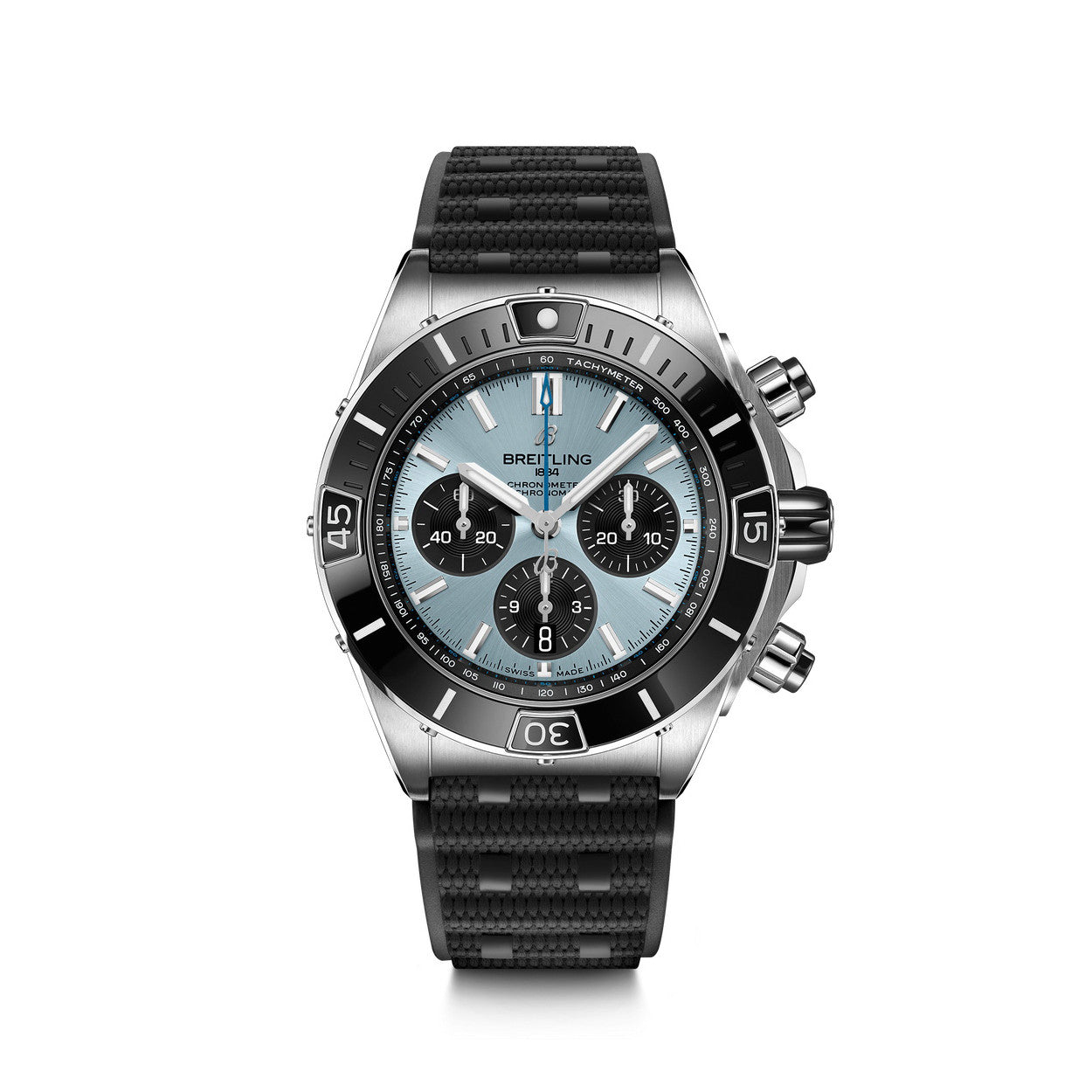 Breitling Silicone Bracelet Mechanical Watch #96675