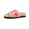 Louis Vuitton Women's Fall/Winter Fashion Casual Round Toe Open Toe Flat Thong Wool Slippers Shoes #78811