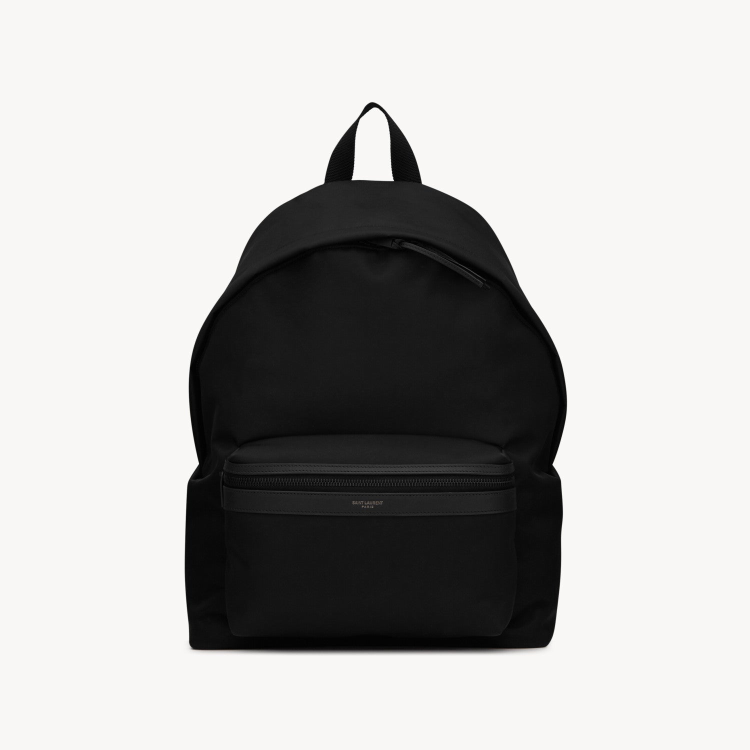 CITY Saint Laurent Embroidered Letter Fabric Leather Panel Backpack Schoolbag Bag Bags #76462