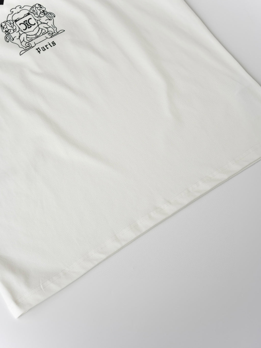 Celine Men's Logo Printed Summer Cotton Jersey Solid Color Round Neck Short Sleeve T-Shirt #76963