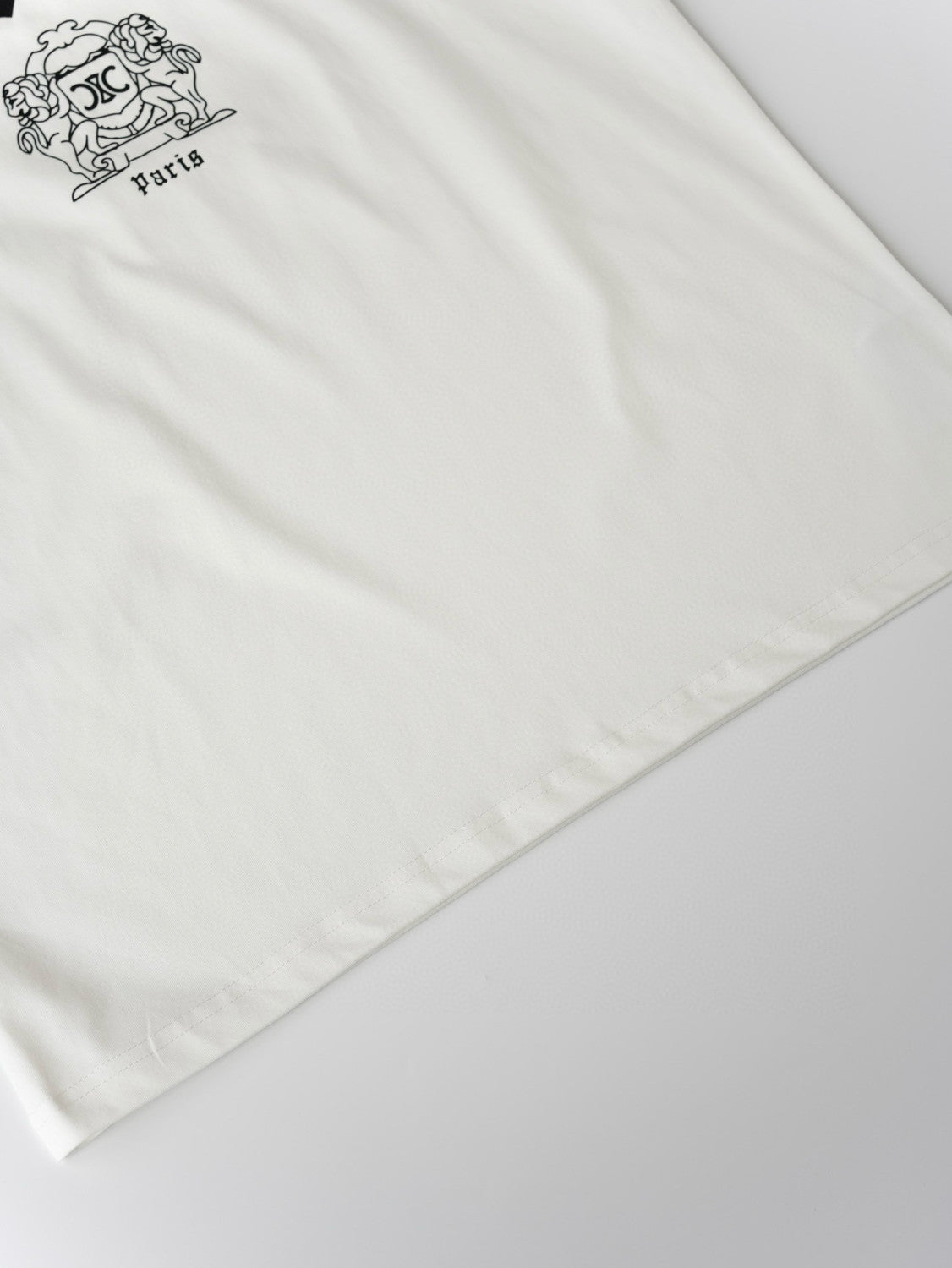 Celine Men's Logo Printed Summer Cotton Jersey Solid Color Round Neck Short Sleeve T-Shirt #76963
