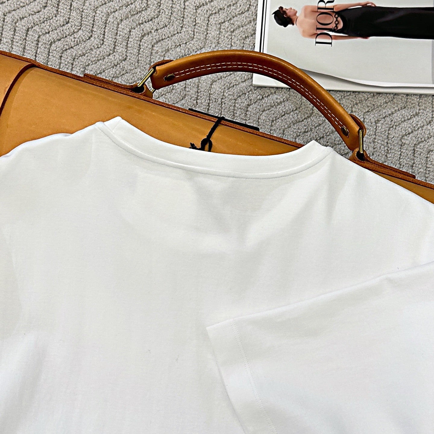 Prada Black White Cotton T-shirt #336097