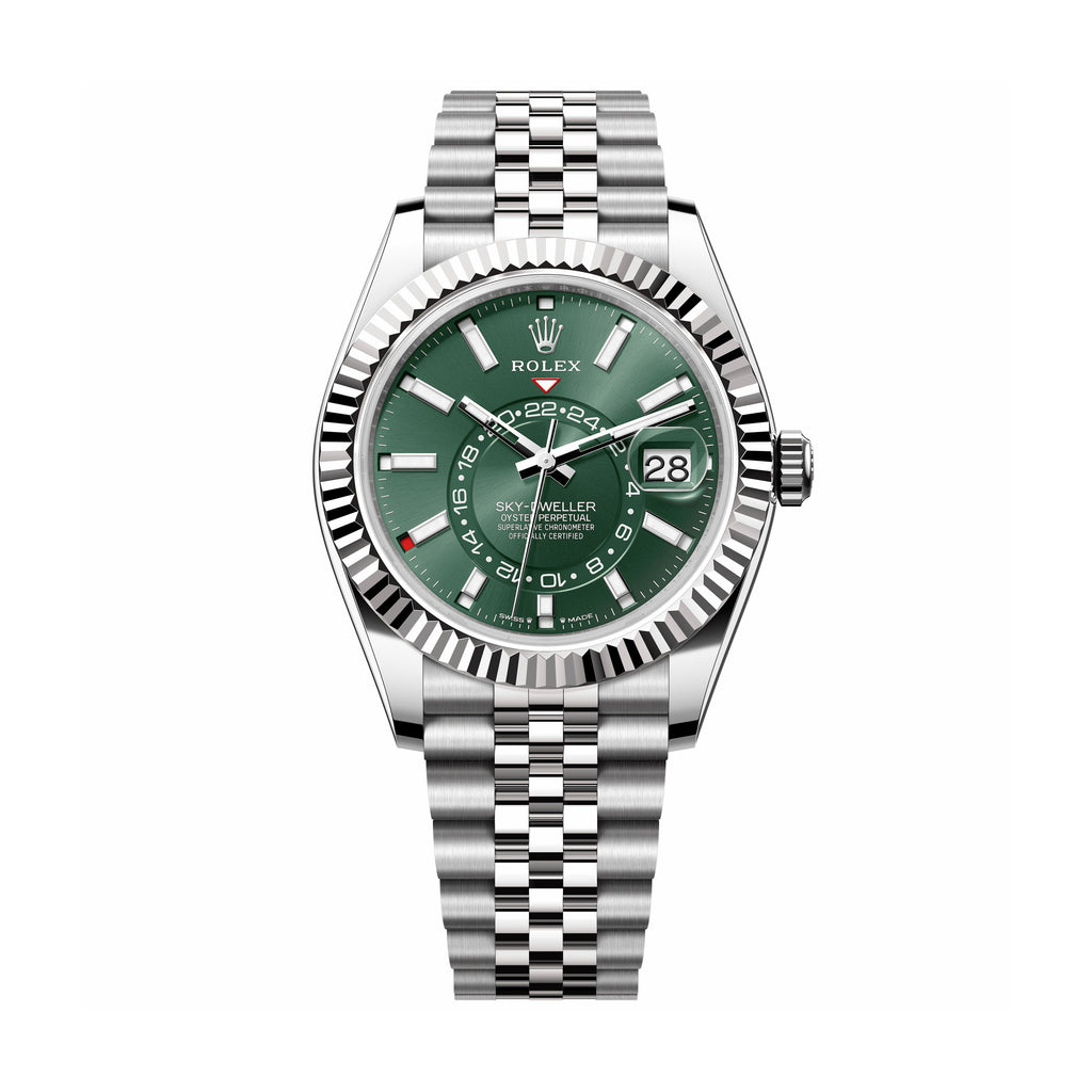 Rolex Men's Automatic Mechanical Movement Waterproof Solid Color Dial Stainless Steel Case Watch #72393