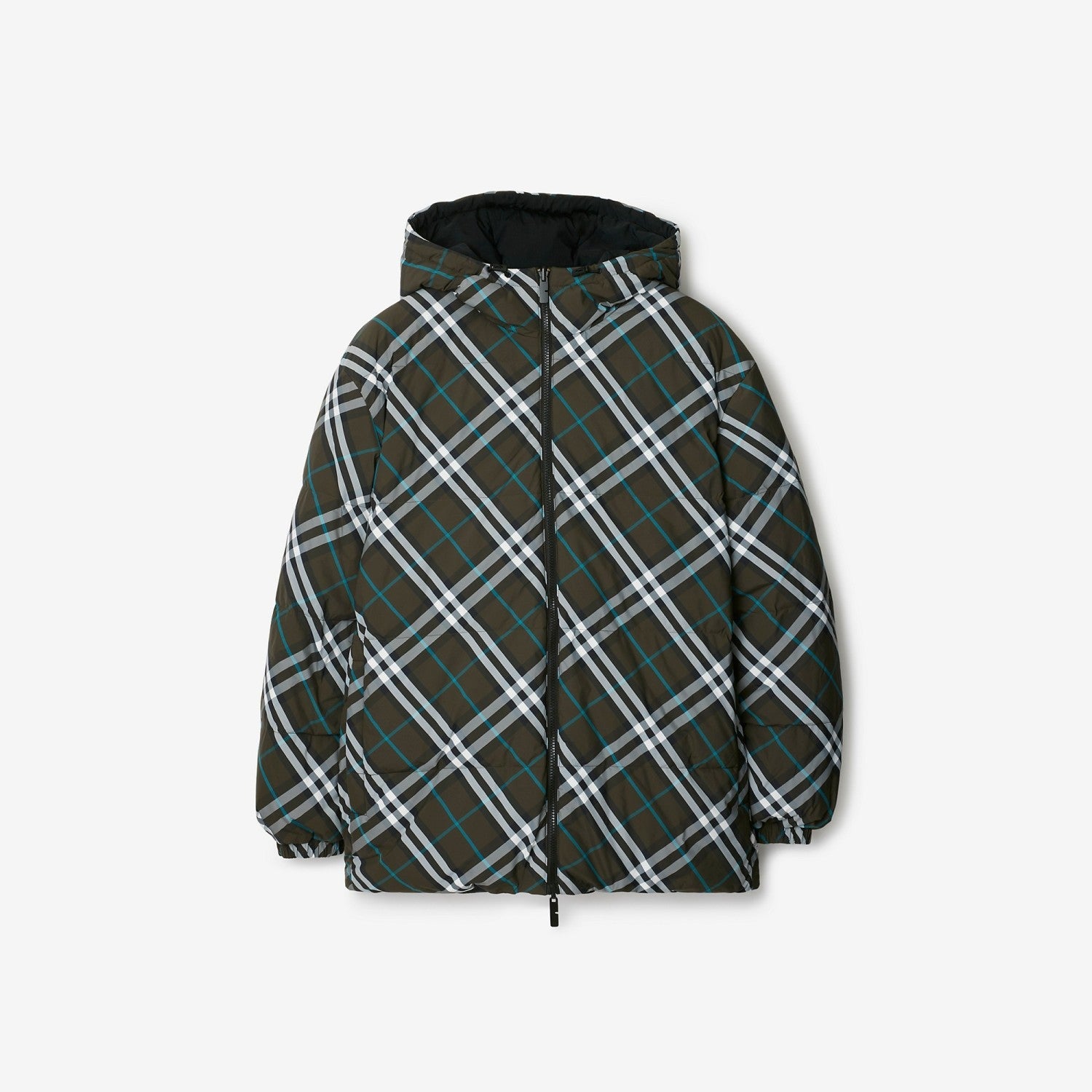 Burberry Reversible Check Nylon Puffer Jacket  #334021