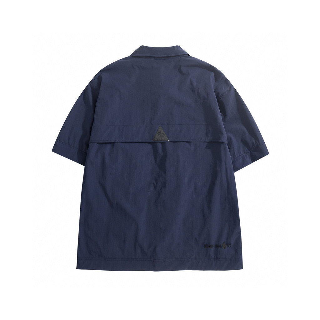 Moncler Men's Spring/Fall Casual Single-Breasted Solid Color Multi Pocket Detachable Sleeve Workwear Jacket #78895