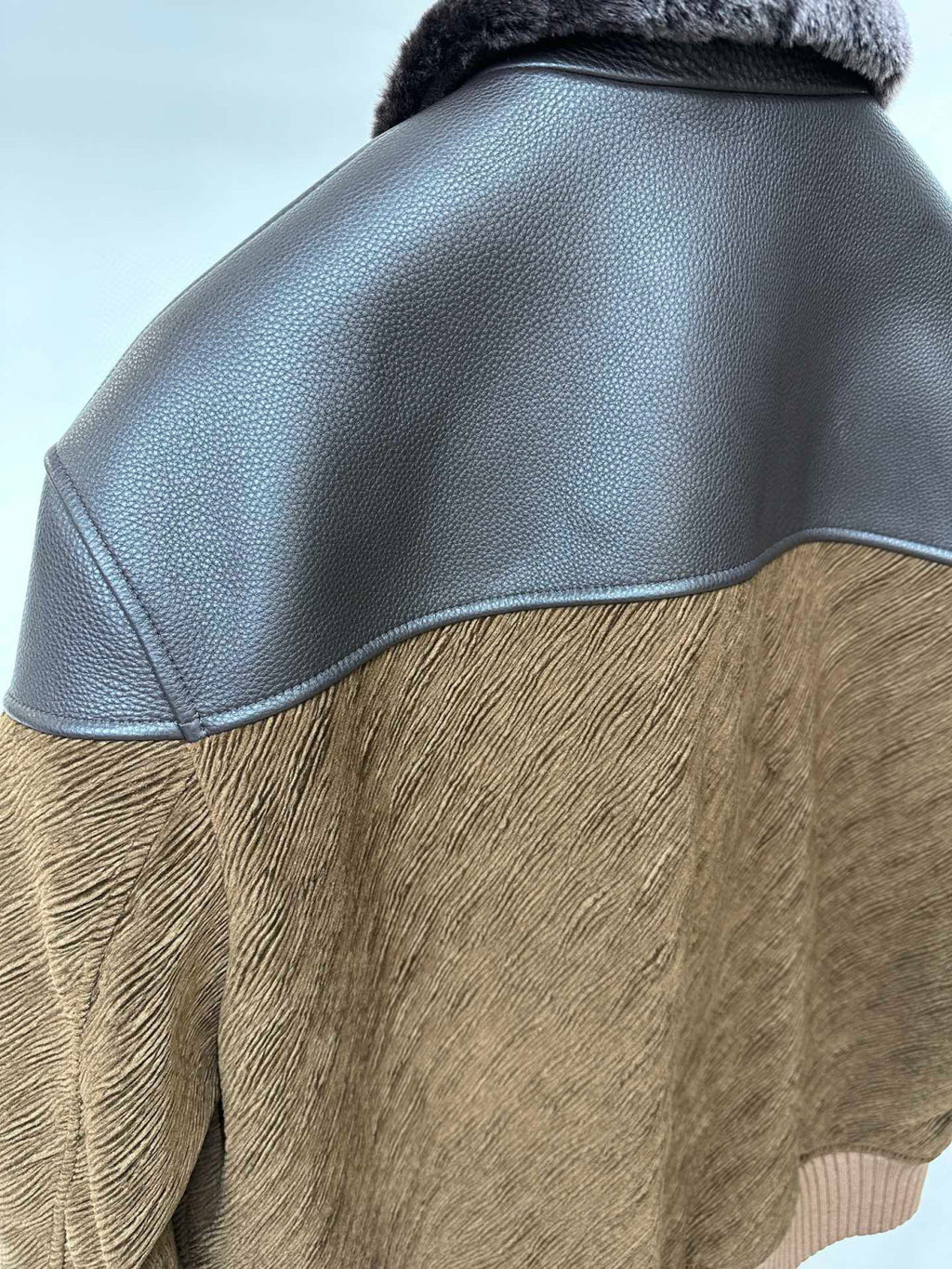 Louis Vuitton Mix Leather Blouson Jacket #96816