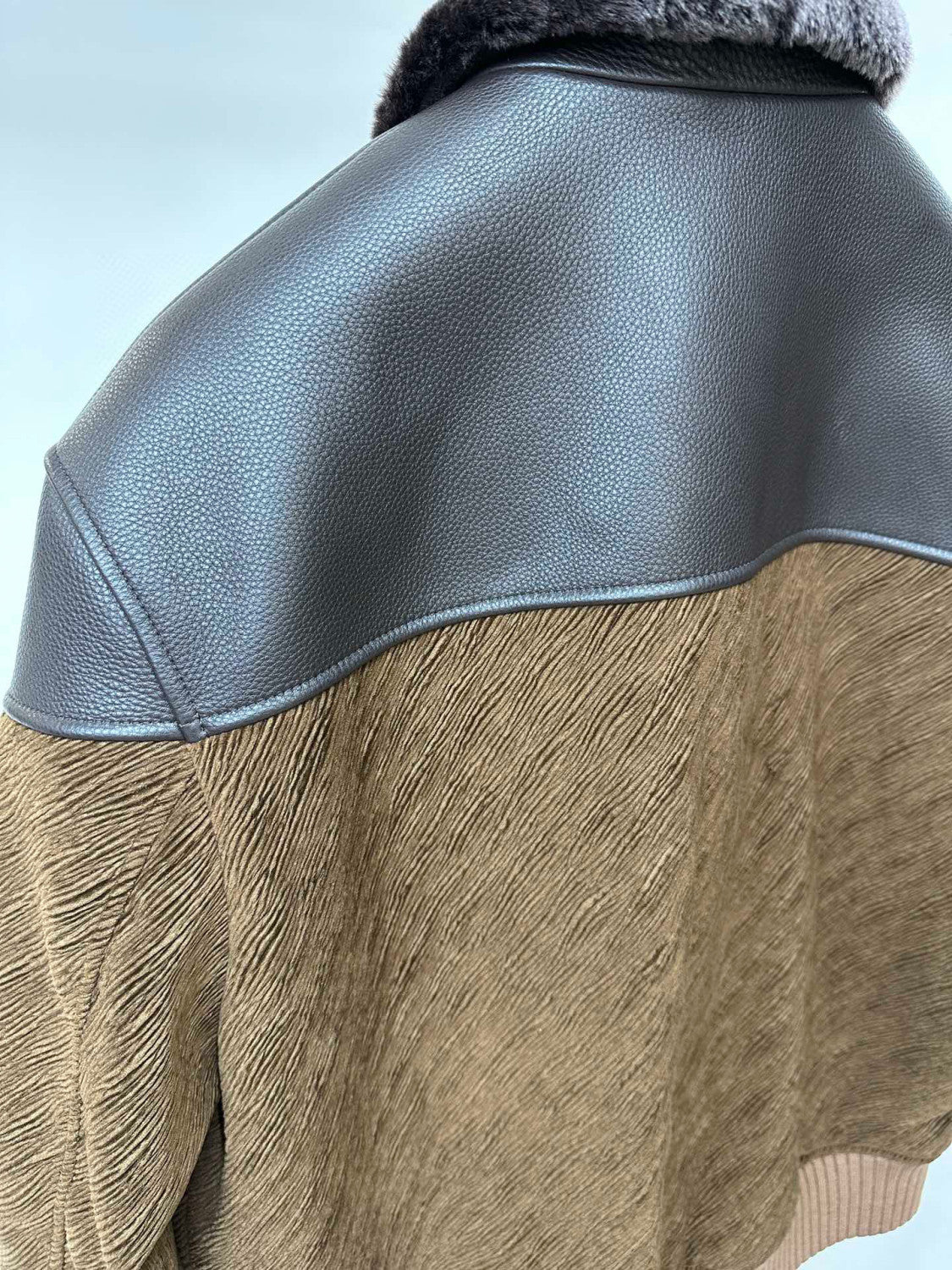 Louis Vuitton Mix Leather Blouson Jacket #96816