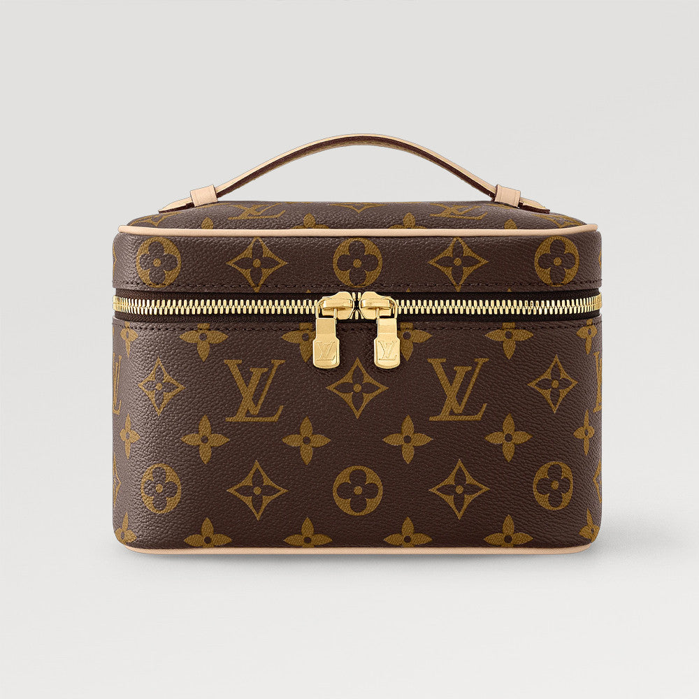 Louis Vuitton Nice Makeup Bag  Lv Classic Monogram Mini Makeup Clutchzipper Closure Water-resistant Canvas With Coated Lining  Stylish Vacation Bag Bags M44495 #195933