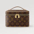 Louis Vuitton Nice Makeup Bag  Lv Classic Monogram Mini Makeup Clutchzipper Closure Water-resistant Canvas With Coated Lining  Stylish Vacation Bag Bags M44495 #195933