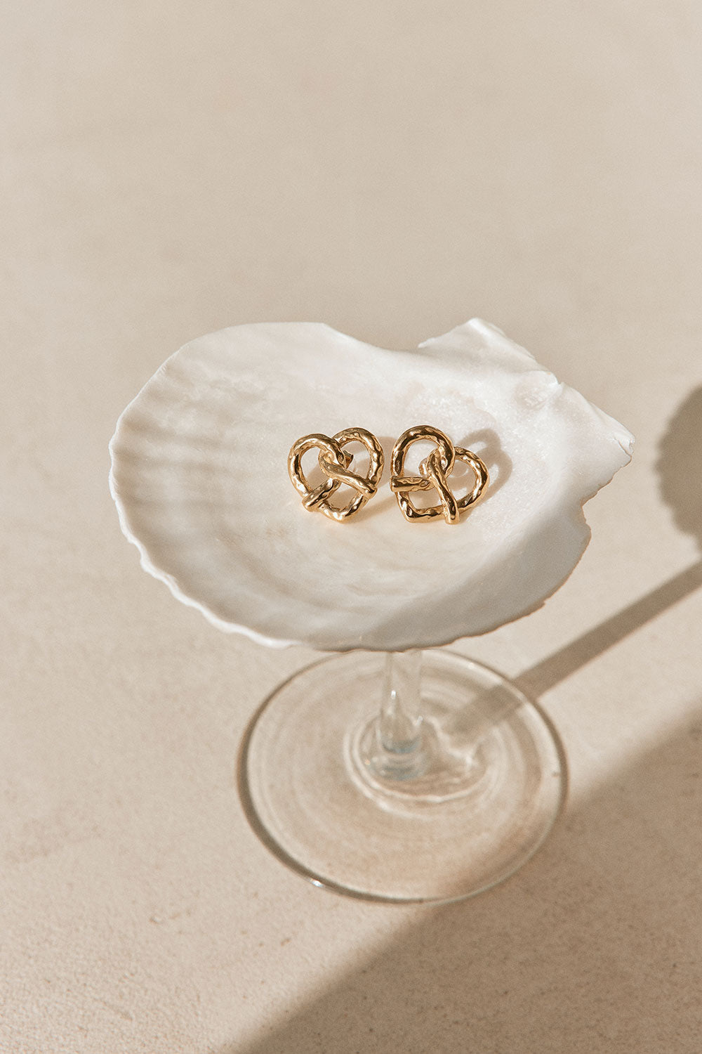 Twisted Heart Earrings