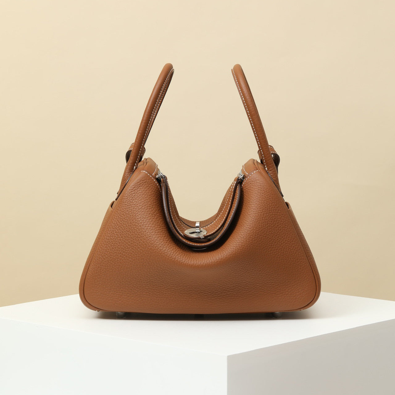 Hermes Women's Fashion Classic Solid Color Leather Tote Bag Shoulder Bag Bags H073428CK08 #79219