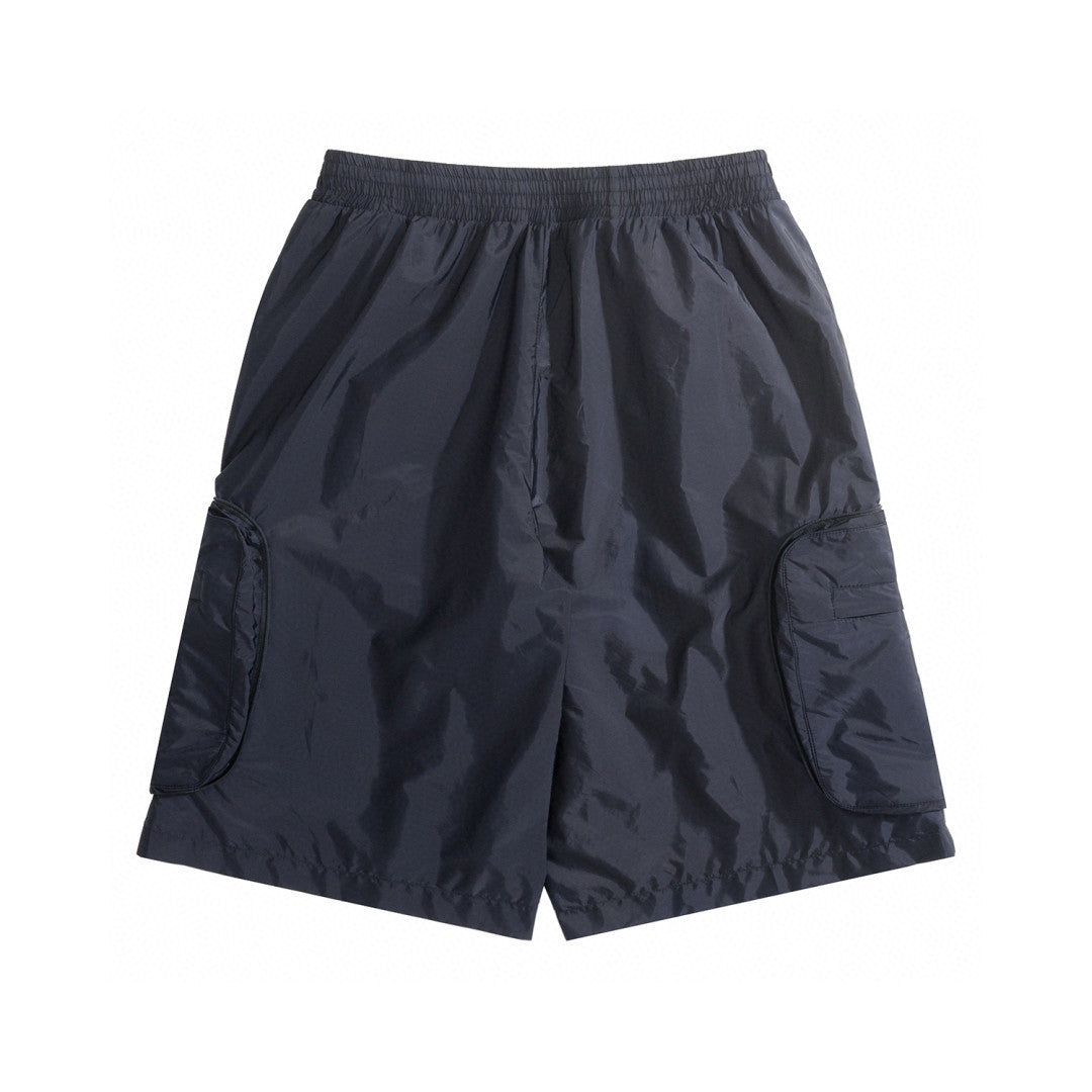 Moncler x Mercedes-Benz By Men's Summer Solid Color Nylon Foldable Storage Shorts #76575