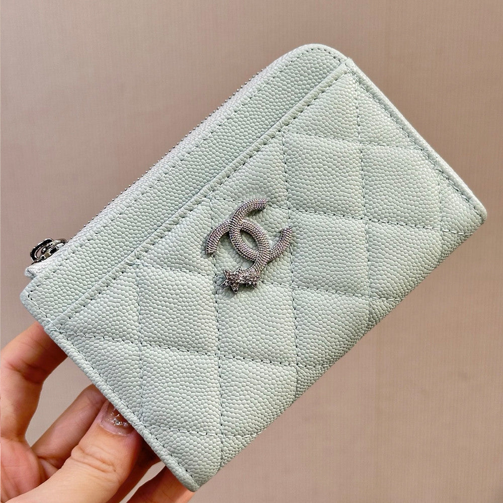 Chanel Women's Colorful Classic Comet Series Coin Purse Zipper Card Holder Card Case Stylish And Elegant Id Bags BagBags #196090