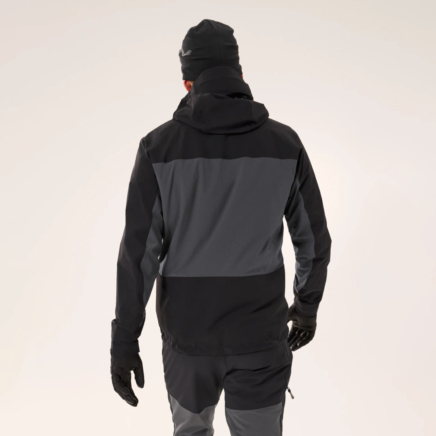 Arcteryx Serratus Hoody Men's Autumn/winter Fashion Casual Solid Color Logo Embroidery Soft Shell Fabric Hooded Zipper Jacket #78322