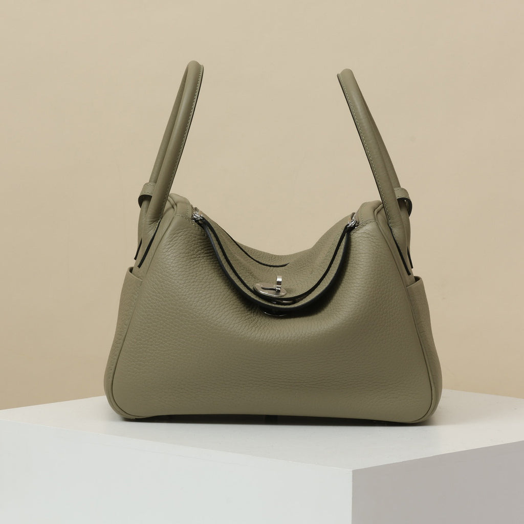 Hermes Women's Fashion Classic Solid Color Leather Tote Bag Shoulder Bag Bags H073428CK08 #79219