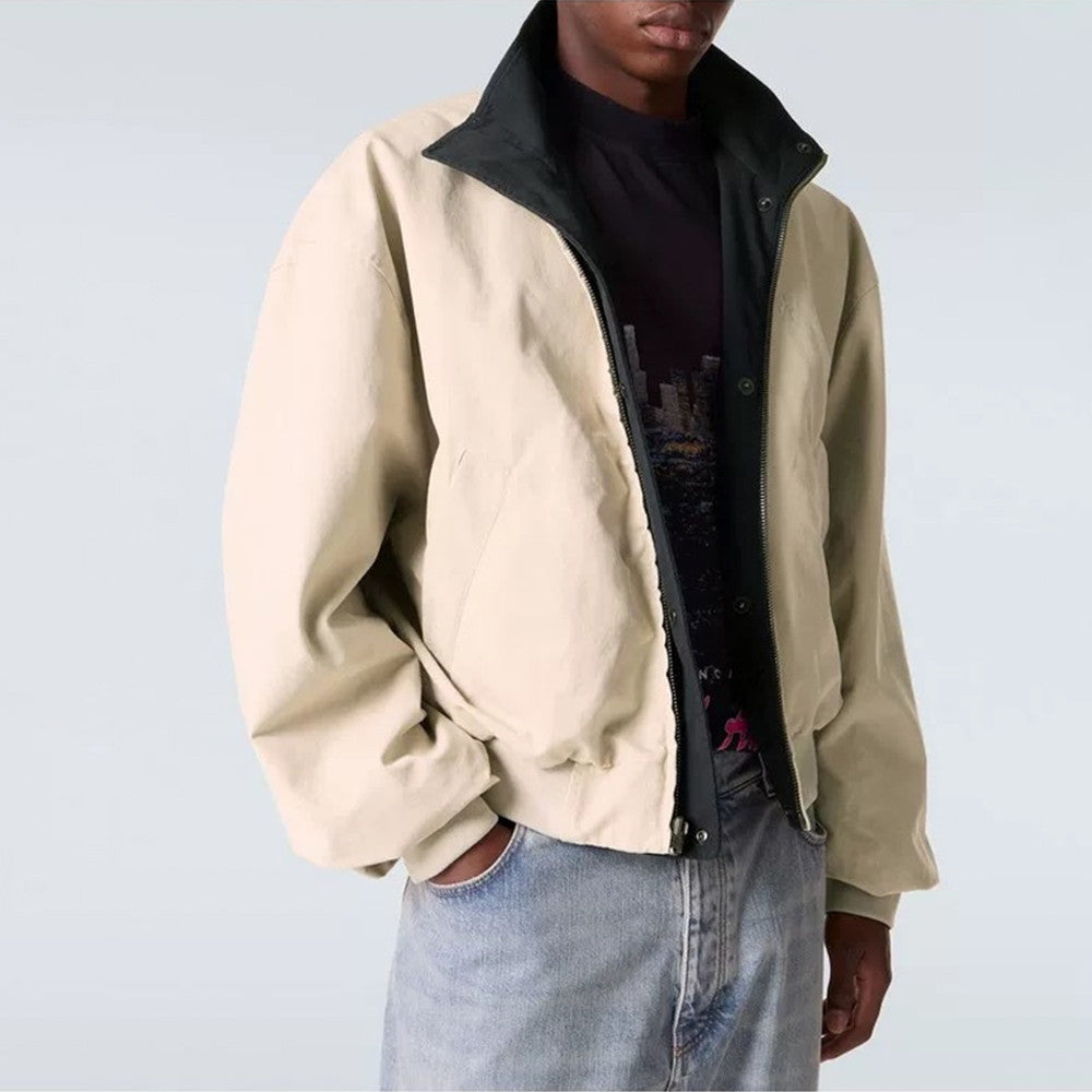 Balenciaga Top-quality Version Reversible Deconstructed Harrington Jacket #376466