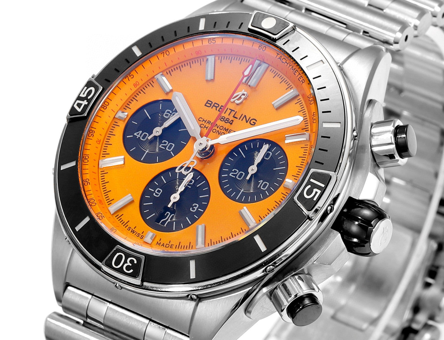 Breitling Mechanical Watches With Steel Bracelet Watch #96674