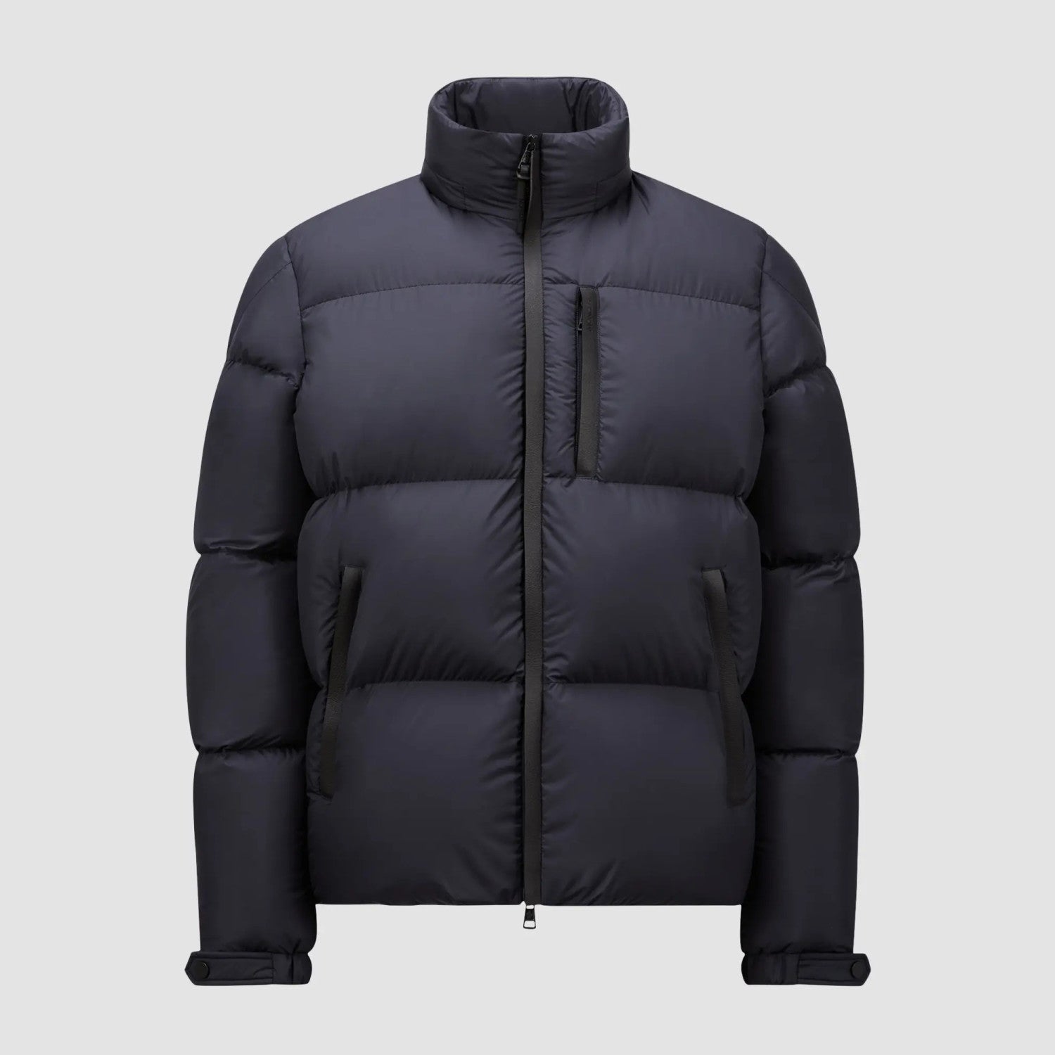 Moncler Men's Autumn and Winter Solid Color Standing Collar Zipper Long Sleeve Puffer Down Jacket #73584