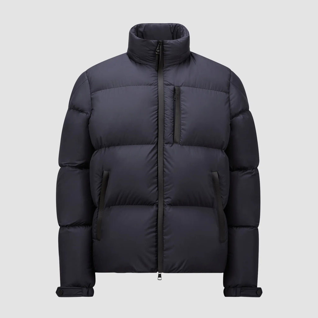 Moncler Men's Autumn and Winter Solid Color Standing Collar Zipper Long Sleeve Puffer Down Jacket #73584