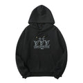 Louis Vuitton Men's Spring and Autumn Solid Color Beaded Logo Letter Long Sleeve Hooded Sweatshirt #74489