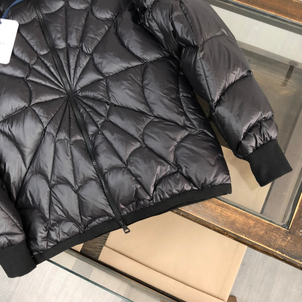 Moncler Black Hooded Long Sleeved Down Jacket #21941