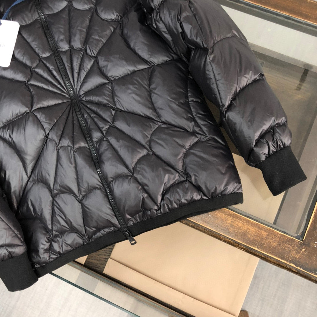 Moncler Black Hooded Long Sleeved Down Jacket #21941